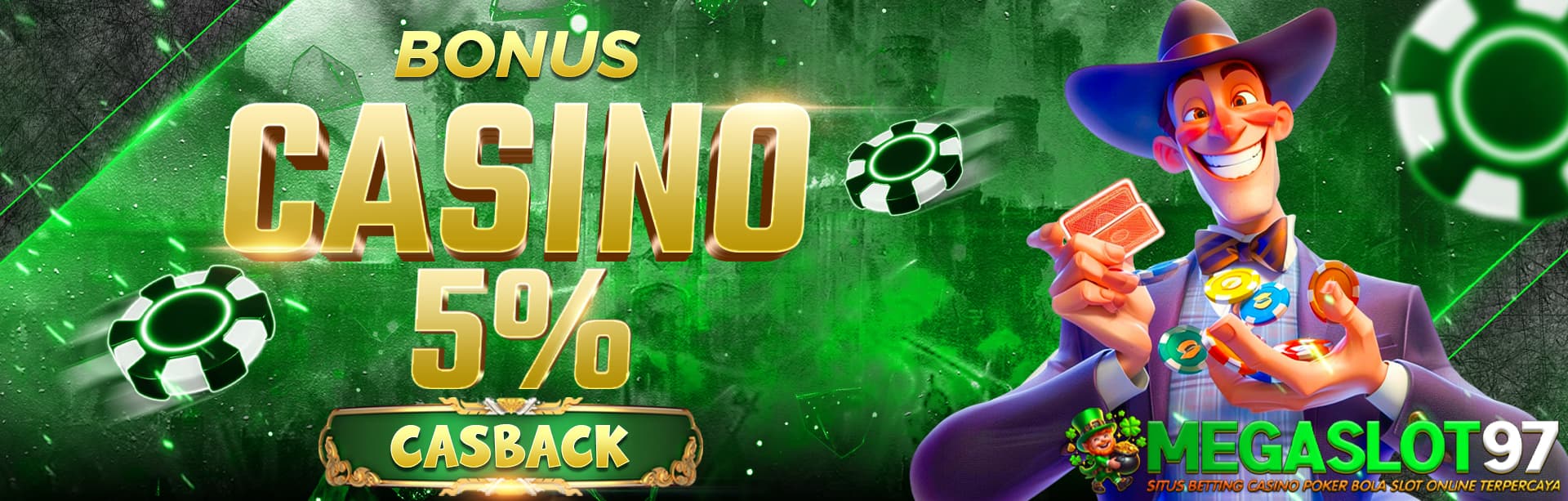 Bonus Kasino Megaslot97